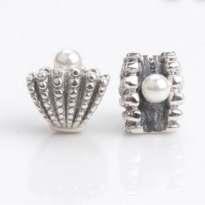 Pearl Seashell Pandora Charm
